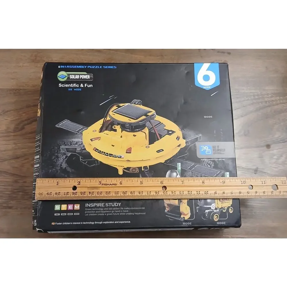 STEM Solar Power Scientific & Fun 6 N 1 Solar Rechargeable Space Fleet 8 years+